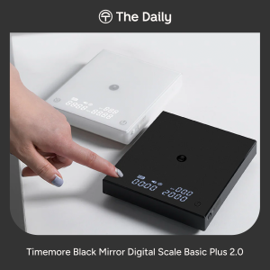 Timemore Black Mirror Digital Scale Basic Plus 2.0 -  Timbangan Kopi Digital Auto Timer & Flow Rate